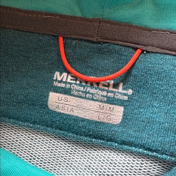 Merrell sz M blue green soft turtleneck hiking/ camping dress - Picture 6 of 7